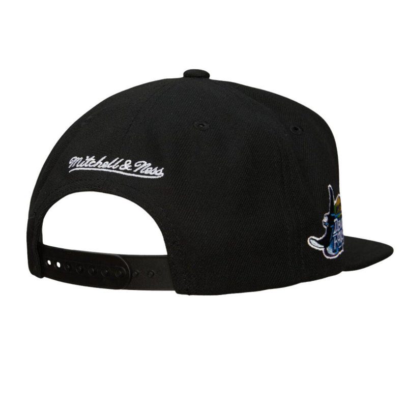 rays mitchell and ness black devil rays coop snapback hat the bay republic or team store of the tampa bay rays and rowdies 2