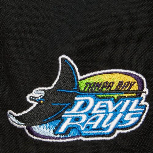 rays mitchell and ness black devil rays coop snapback hat the bay republic or team store of the tampa bay rays and rowdies 3