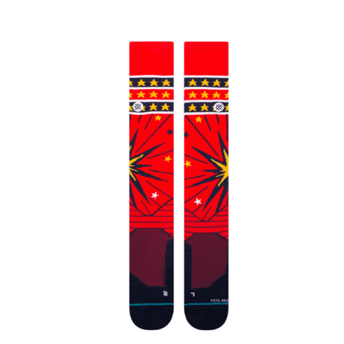 rays mlb men s stance red boom fourth of july baseball socks the bay republic or team store of the tampa bay rays and rowdies 2