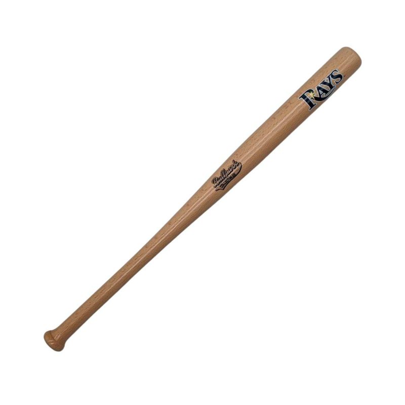 rays natural wordmark 18 mini bat the bay republic or team store of the tampa bay rays and rowdies