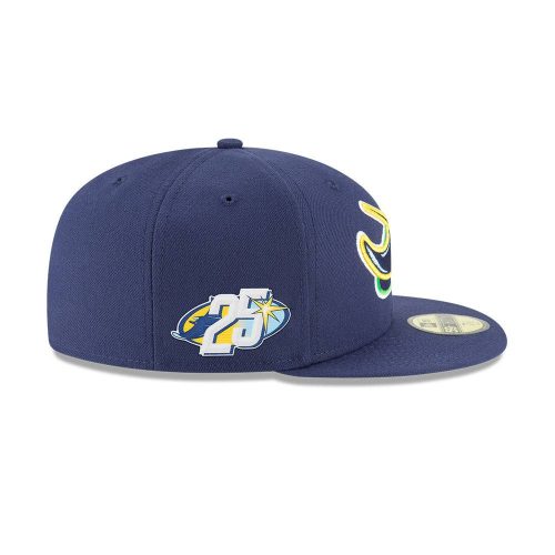 rays navy 25th anniversary alt 5950 new era fitted cap the bay republic or team store of the tampa bay rays and rowdies 3