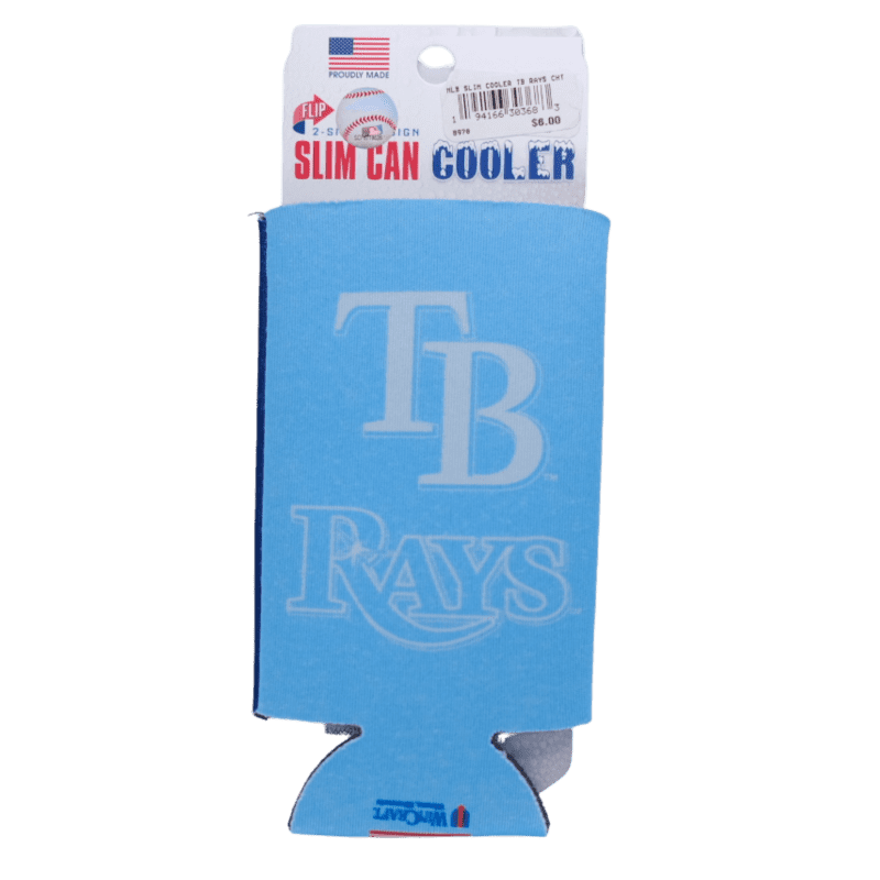 rays navy and light blue tb logo slim can koozie the bay republic or team store of the tampa bay rays and rowdies 2 28534118645923