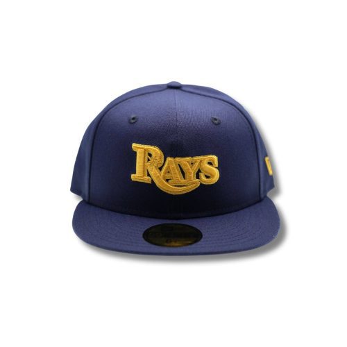 rays navy gold wordmark 59fifty new era fitted hat the bay republic or team store of the tampa bay rays and rowdies 2