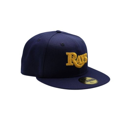 rays navy gold wordmark 59fifty new era fitted hat the bay republic or team store of the tampa bay rays and rowdies 3