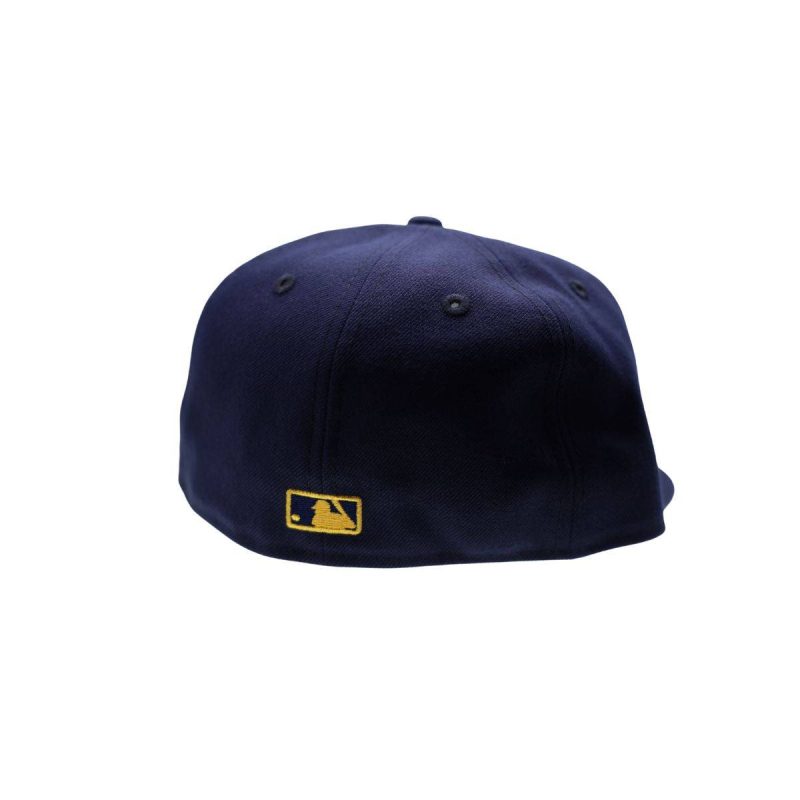 rays navy gold wordmark 59fifty new era fitted hat the bay republic or team store of the tampa bay rays and rowdies 4