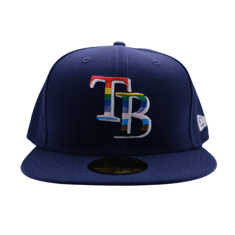 rays navy pride on field new era 59fifty fitted hat the bay republic or team store of the tampa bay rays and rowdies 4