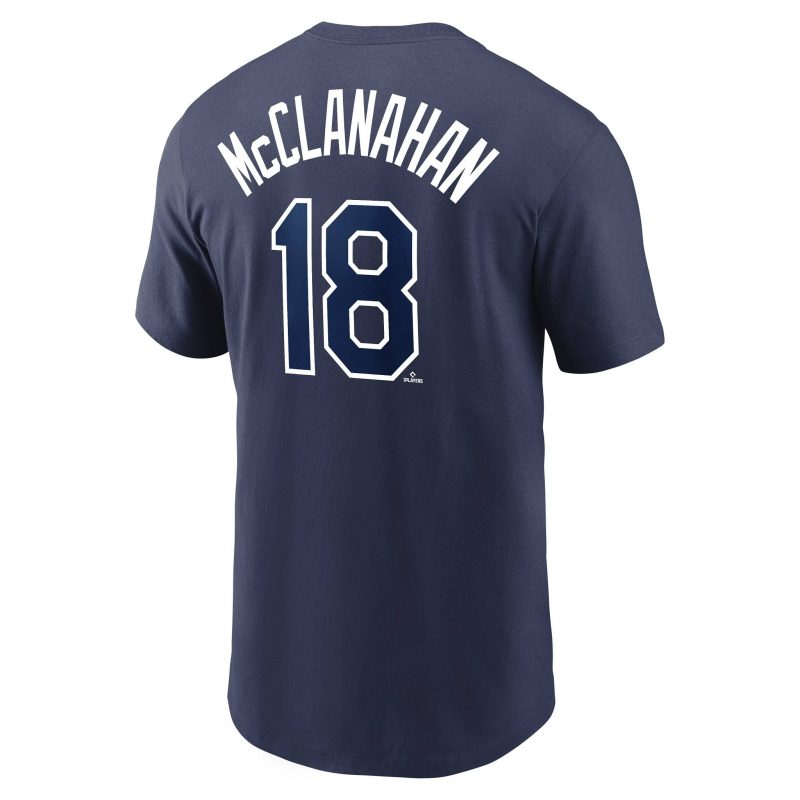 rays navy shane mcclanahan name and number t shirt the bay republic or team store of the tampa bay rays and rowdies 1 28534122348707