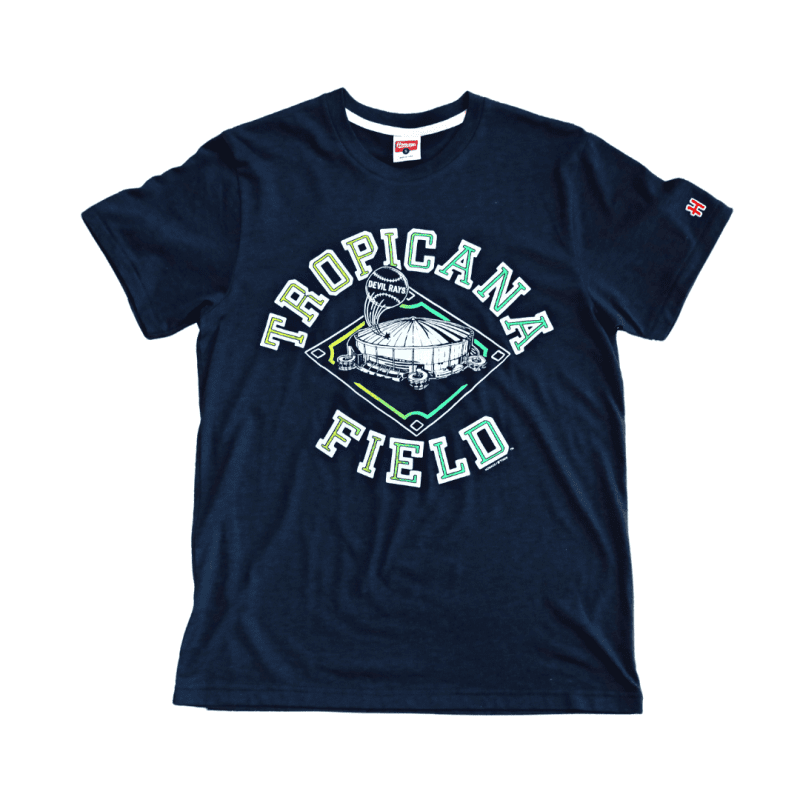 rays navy tropicana field t shirt the bay republic or team store of the tampa bay rays and rowdies 1