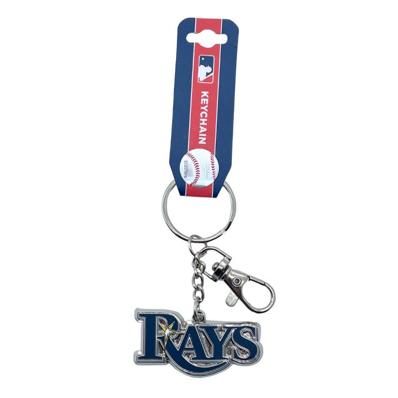 rays navy wordmark keychain the bay republic or team store of the tampa bay rays and rowdies