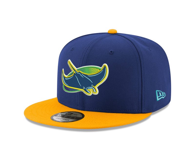 rays navygold alt new era 9fifty snapback hat the bay republic or team store of the tampa bay rays and rowdies 1