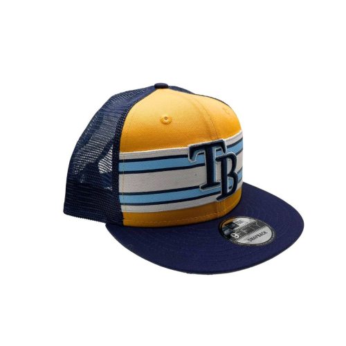 rays navygold tb stripes under visor 9fifty new era snapback hat the bay republic or team store of the tampa bay rays and rowdies 2