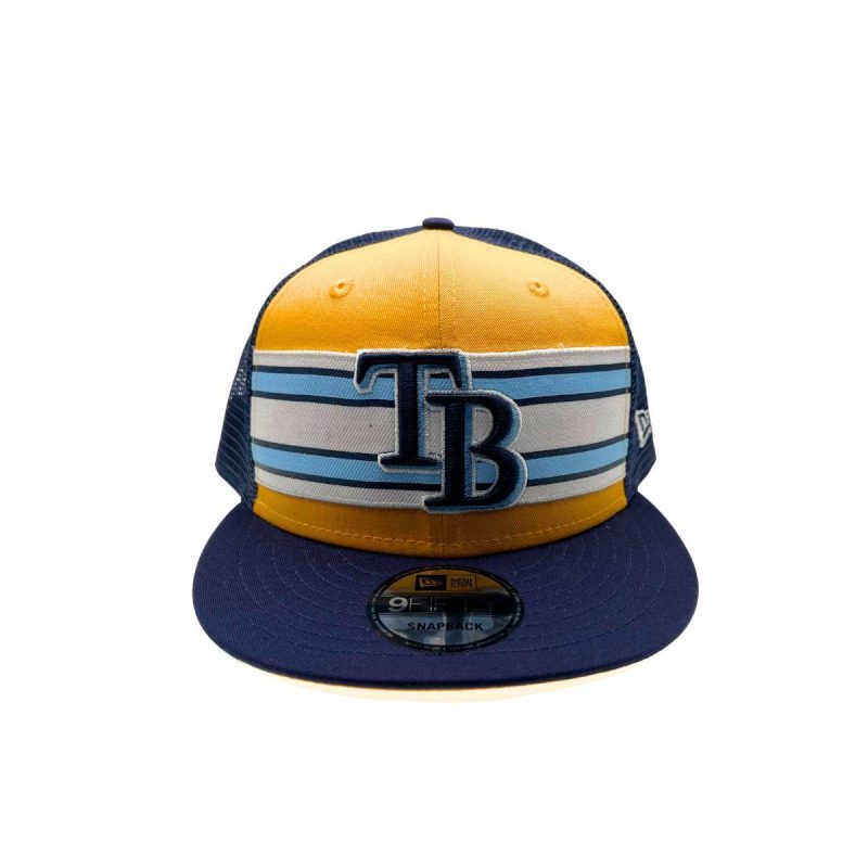 rays navygold tb stripes under visor 9fifty new era snapback hat the bay republic or team store of the tampa bay rays and rowdies 3