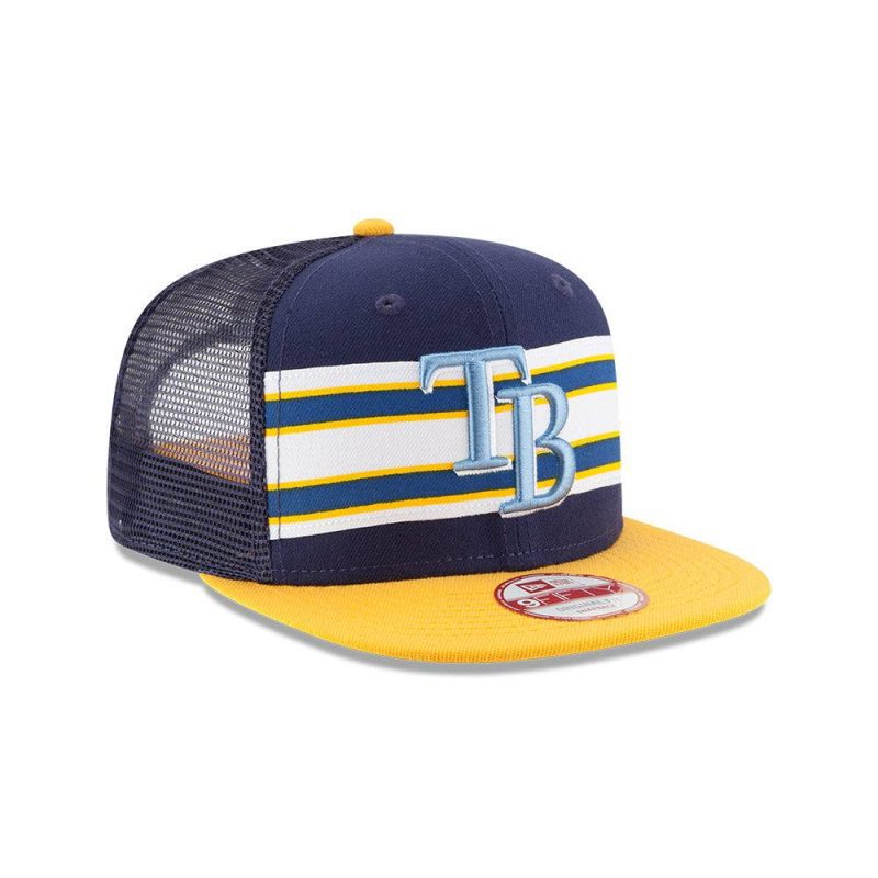 rays navygold throwback stripes tb new era 9fifty new era snapback hat the bay republic or team store of the tampa bay rays and rowdies 2