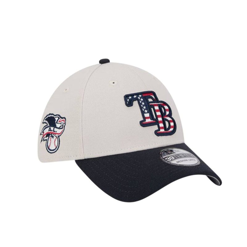 rays new era 2024 tb july fourth 39thirty flex fit hat the bay republic or team store of the tampa bay rays and rowdies 1