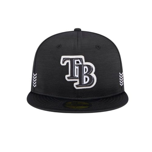 rays new era black 2024 tb clubhouse 59fifty fitted hat the bay republic or team store of the tampa bay rays and rowdies 2