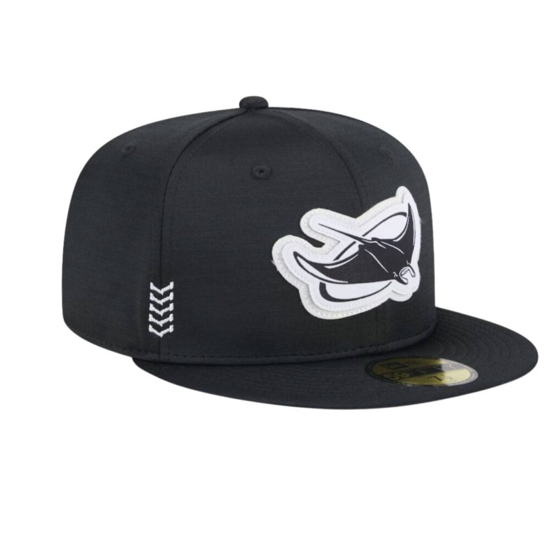 rays new era black alt 2024 clubhouse 59fifty fitted hat the bay republic or team store of the tampa bay rays and rowdies 1