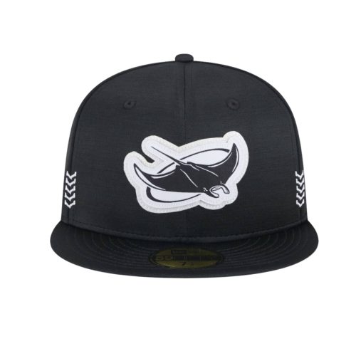 rays new era black alt 2024 clubhouse 59fifty fitted hat the bay republic or team store of the tampa bay rays and rowdies 2