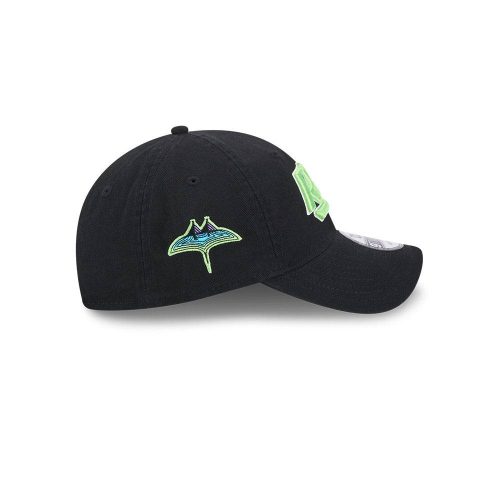 rays new era black and green city connect 9twenty adjustable hat the bay republic or team store of the tampa bay rays and rowdies 7