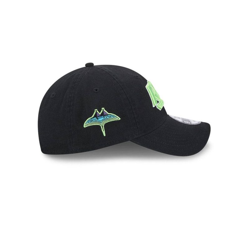 rays new era black and green city connect 9twenty adjustable hat the bay republic or team store of the tampa bay rays and rowdies 7