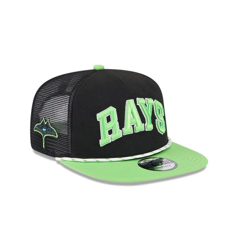 rays new era black green city connect golfer snapback hat the bay republic or team store of the tampa bay rays and rowdies 1