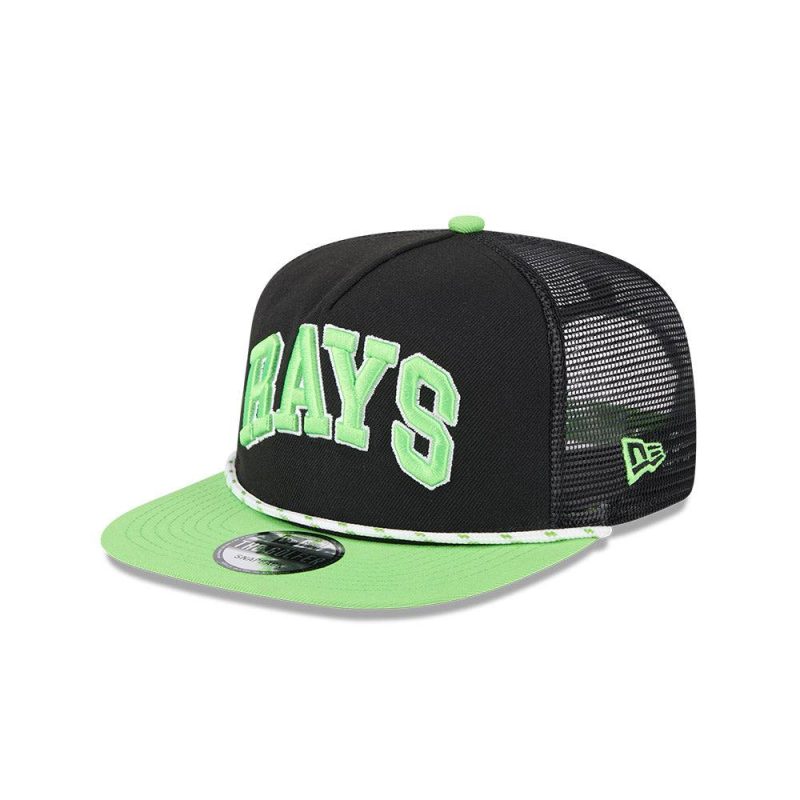 rays new era black green city connect golfer snapback hat the bay republic or team store of the tampa bay rays and rowdies 2