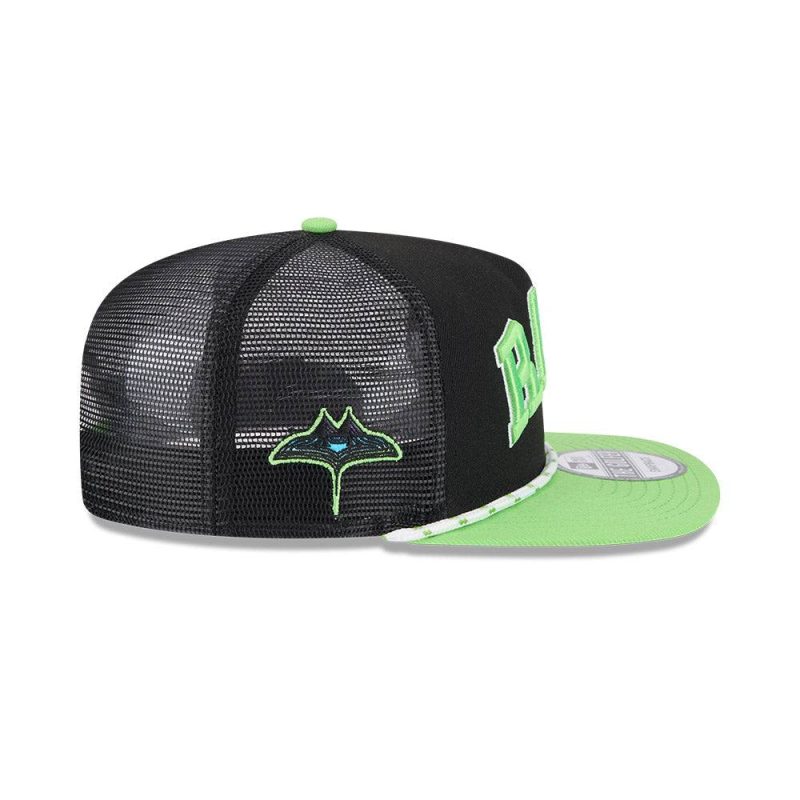 rays new era black green city connect golfer snapback hat the bay republic or team store of the tampa bay rays and rowdies 4