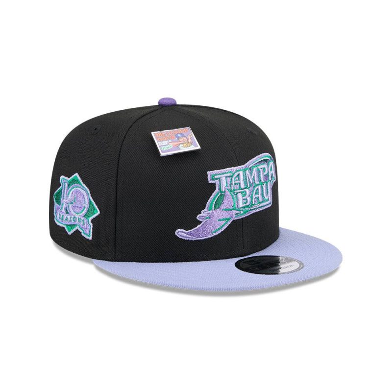 rays new era black purple big league chew grape 9fifty snapback hat the bay republic or team store of the tampa bay rays and rowdies 1