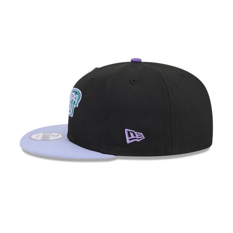 rays new era black purple big league chew grape 9fifty snapback hat the bay republic or team store of the tampa bay rays and rowdies 6