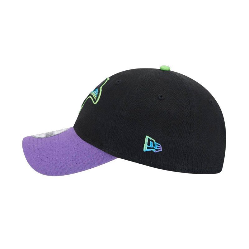 rays new era black purple city connect 9twenty adjustable hat the bay republic or team store of the tampa bay rays and rowdies 4