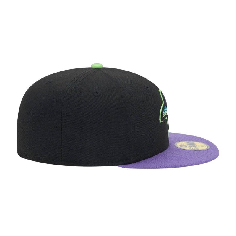 rays new era black purple city connect on field 59fifty fitted hat the bay republic or team store of the tampa bay rays and rowdies 6