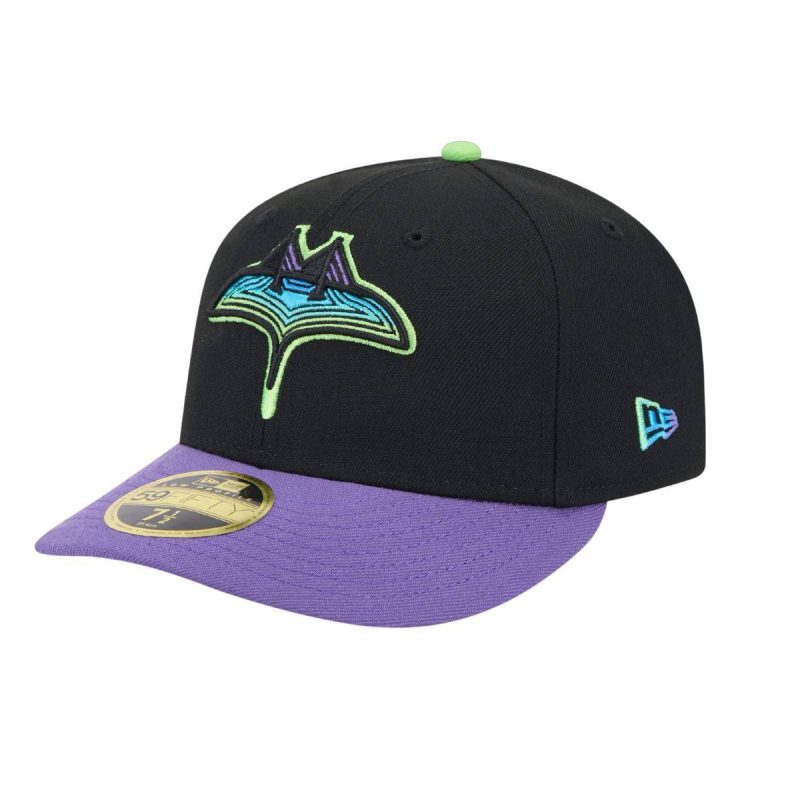 rays new era black purple city connect on field low profile 59fifty fitted hat the bay republic or team store of the tampa bay rays and rowdies 1