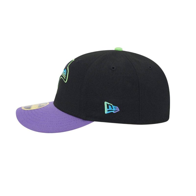 rays new era black purple city connect on field low profile 59fifty fitted hat the bay republic or team store of the tampa bay rays and rowdies 4