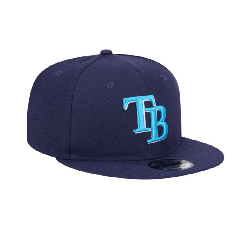 rays new era blue 2024 father s day 9fifty snapback hat the bay republic or team store of the tampa bay rays and rowdies 2