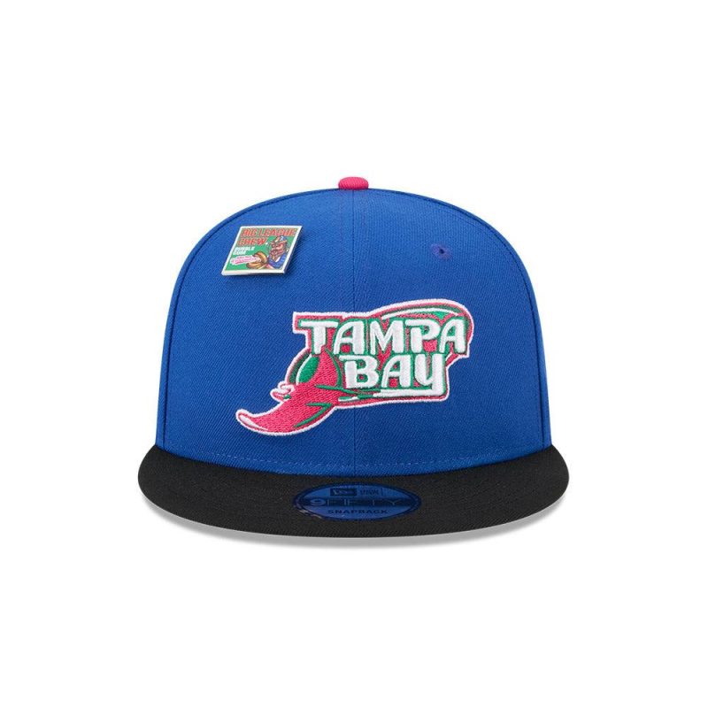 rays new era blue black big league chew watermelon 9fifty snapback hat the bay republic or team store of the tampa bay rays and rowdies 3