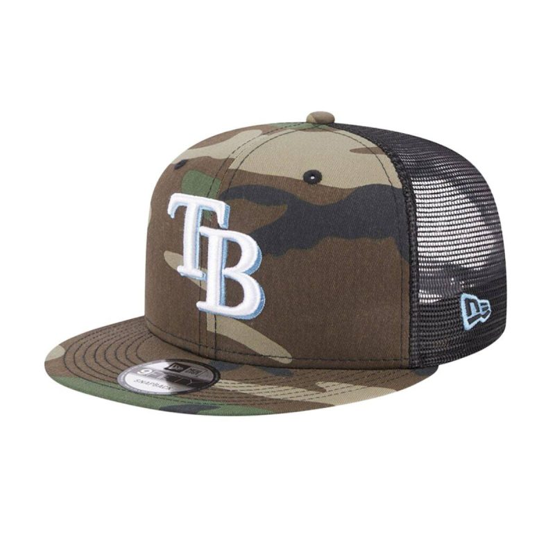 rays new era camo tb 9fifty snapback trucker hat the bay republic or team store of the tampa bay rays and rowdies 1