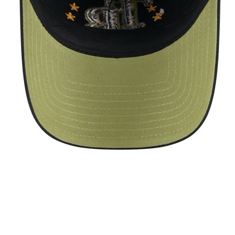 rays new era green 2024 armed forces 9twenty adjustable hat the bay republic or team store of the tampa bay rays and rowdies 2