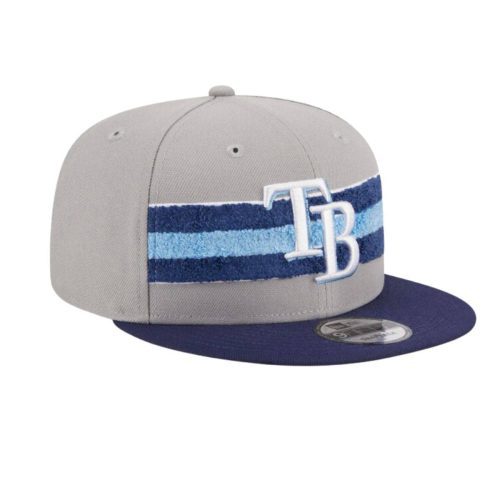 rays new era grey and navy band 9fifty snapback hat the bay republic or team store of the tampa bay rays and rowdies 3