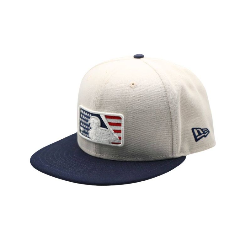 rays new era khaki navy 2024 mlb umpire fourth of july 59fifty fitted hat the bay republic or team store of the tampa bay rays and rowdies