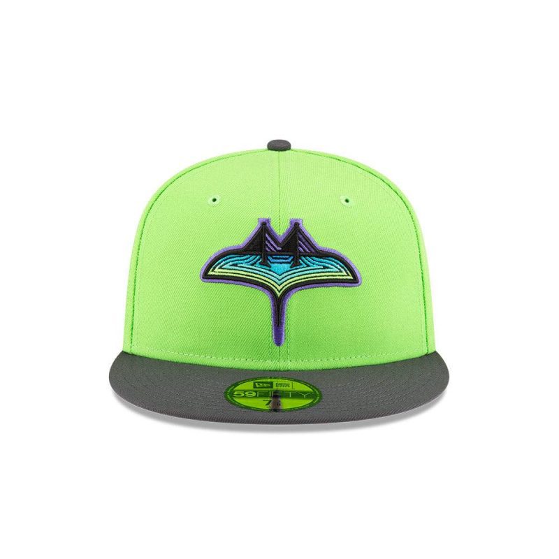 rays new era lime green grey two tone city connect skyway skate tampa bay 59fifty fitted hat the bay republic or team store of the tampa bay rays and rowdies 3