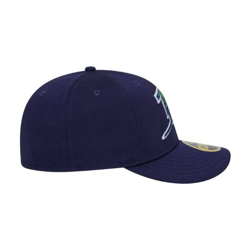 rays new era navy 2024 batting practice on field low profile 59fifty fitted hat the bay republic or team store of the tampa bay rays and rowdies 4