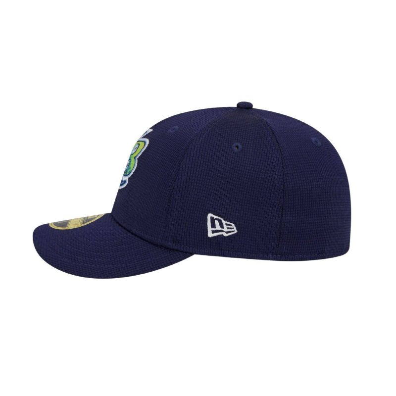 rays new era navy 2024 batting practice on field low profile 59fifty fitted hat the bay republic or team store of the tampa bay rays and rowdies 6