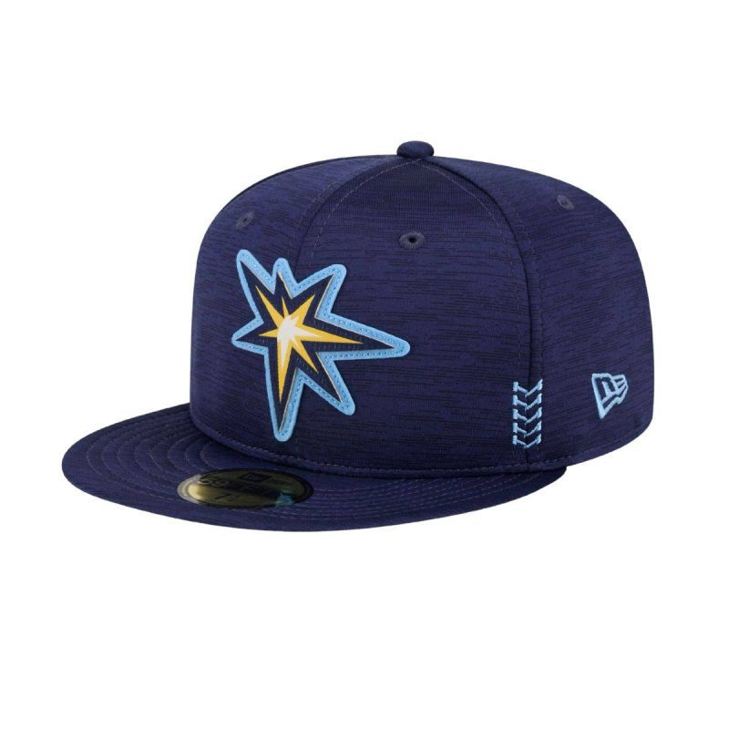 rays new era navy 2024 burst clubhouse 59fifty fitted hat the bay republic or team store of the tampa bay rays and rowdies 1