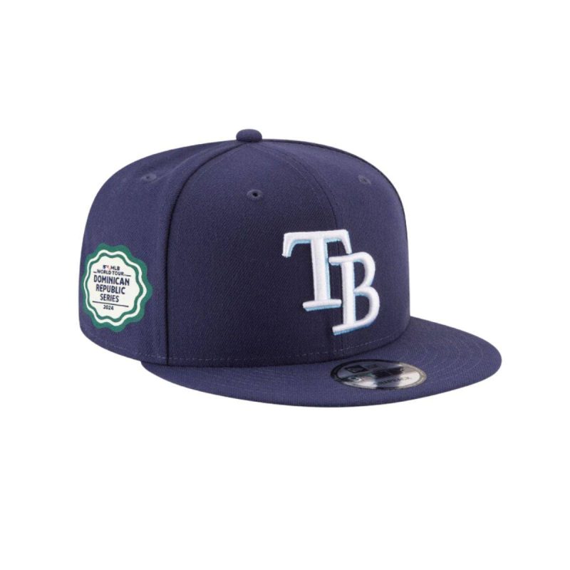 rays new era navy 2024 mlb world tour dominican republic series 9fifty snapback hat the bay republic or team store of the tampa bay rays and rowdies 1