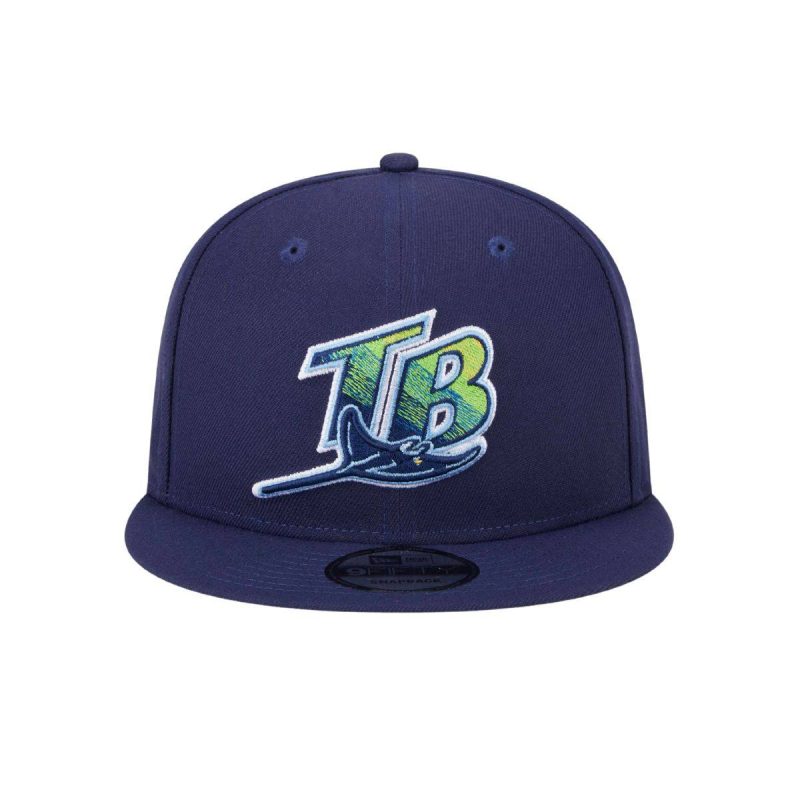 rays new era navy batting practice on field 9fifty snapback hat the bay republic or team store of the tampa bay rays and rowdies 2