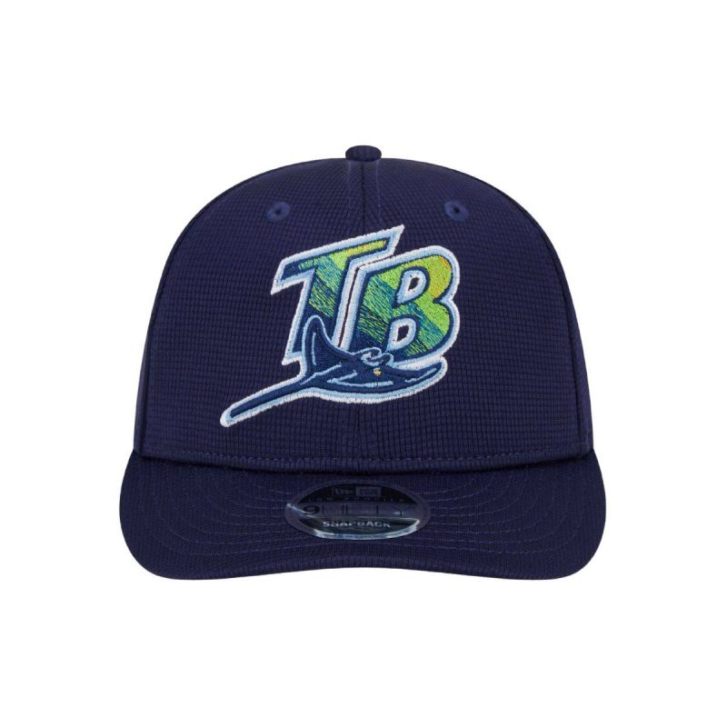 rays new era navy batting practice on field low profile 9fifty snapback hat the bay republic or team store of the tampa bay rays and rowdies 2