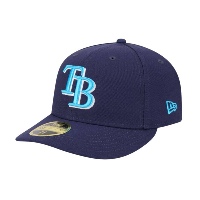 rays new era navy blue 2024 father s day low profile 59fifty fitted hat the bay republic or team store of the tampa bay rays and rowdies 1