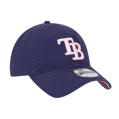 rays new era navy blue 2024 mother s day 9twenty adjustable hat the bay republic or team store of the tampa bay rays and rowdies 2