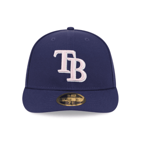 rays new era navy blue 2024 mother s day low profile 59fifty fitted hat the bay republic or team store of the tampa bay rays and rowdies 2