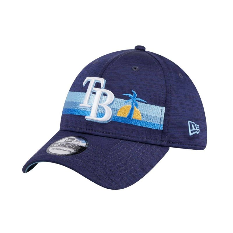 rays new era navy spring training sunset tb 39thirty flex fit hat the bay republic or team store of the tampa bay rays and rowdies 1