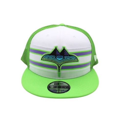 rays new era neon green stripes city connect skyray 9fifty snapback hat the bay republic or team store of the tampa bay rays and rowdies 2